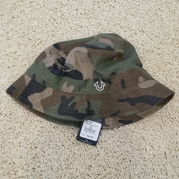True Religion Accessories True Religion Camo Bucket Hat Poshmark